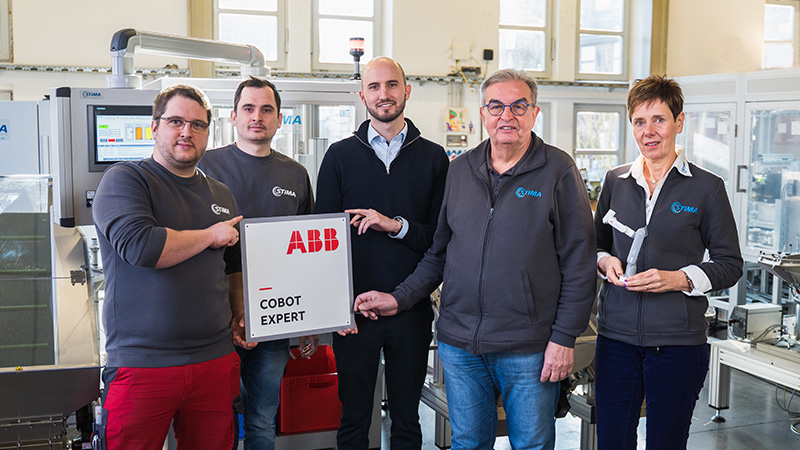 STiMA wird zertifizierter ABB Cobot Expert